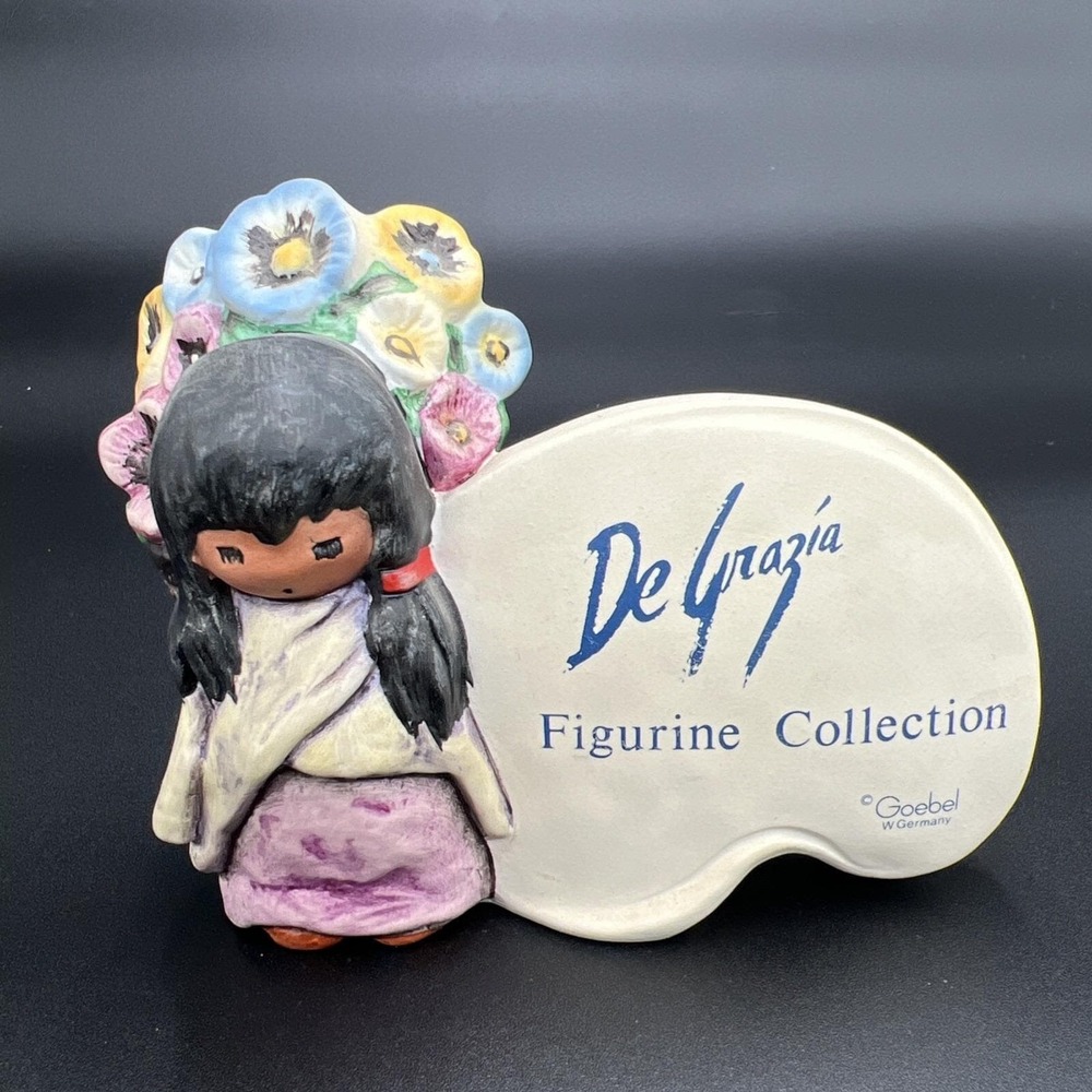 1984 Goebel Figurine Collection De Grazia Sign Children Of Degrazia